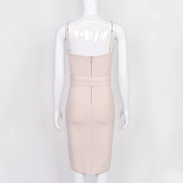 Stylish Sashes Bustier Evening Dress