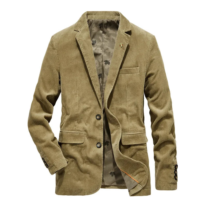 Luxury Slim Fit Corduroy Blazer