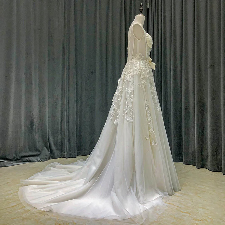 Lovelty Beading Wedding Dress