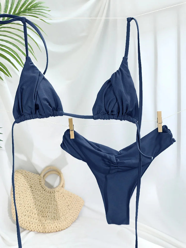 Classic Triangle Micro Bikini Set