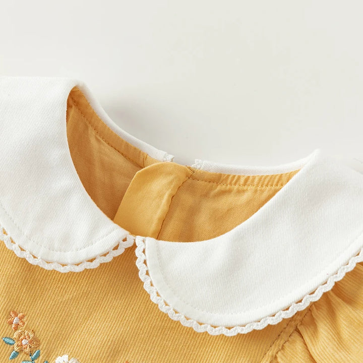 Corduroy Sweet Gentle Girl's Dress