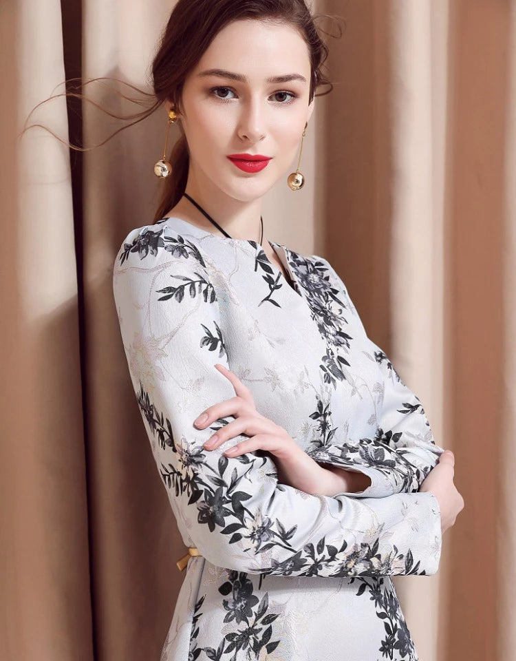 Classic Floral Good Body Maxi Dress