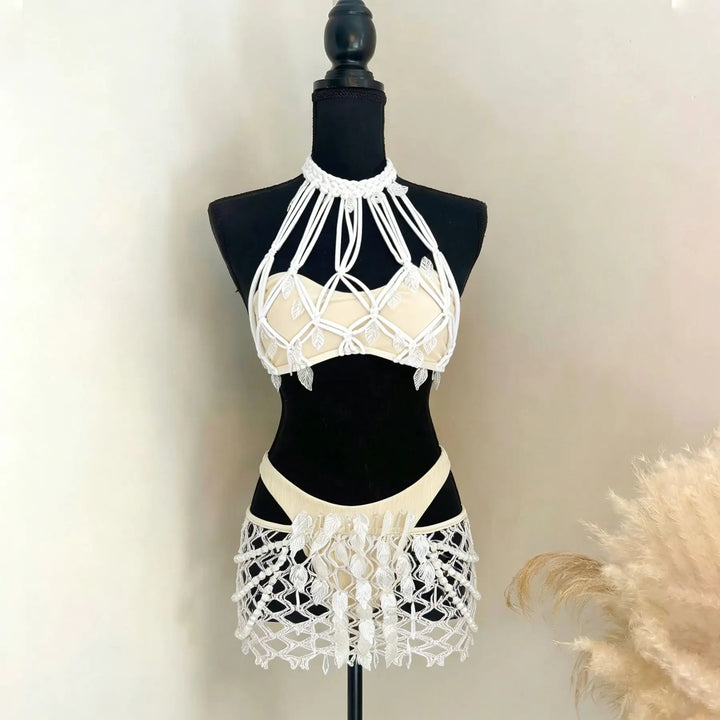 Classic 3Pcs Shell Swimwear