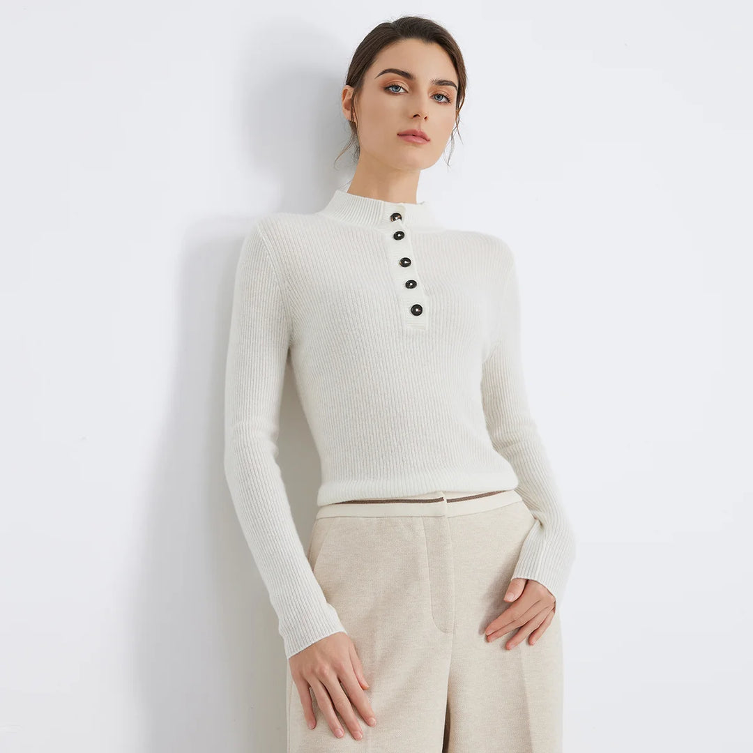 Smart Cashmere Half Turtleneck Jumper