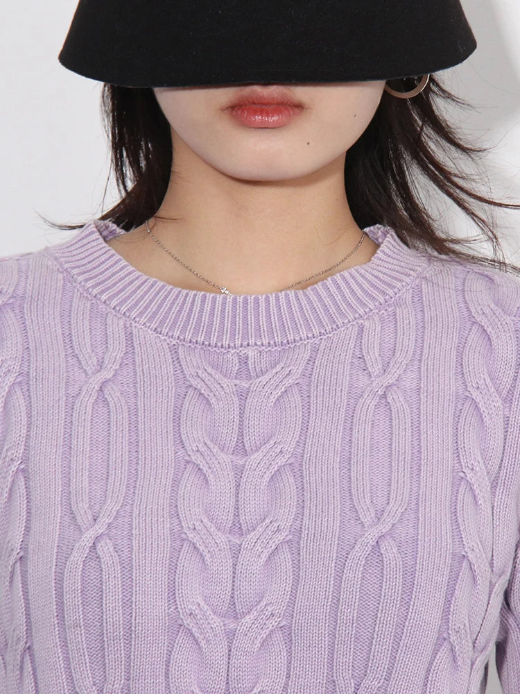 Signature Knit Asymmetrical Sweater