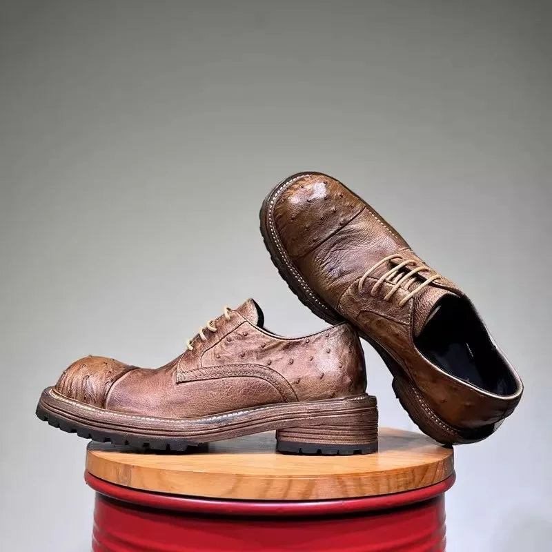 Comfortable Lace-Up Derby Shoes