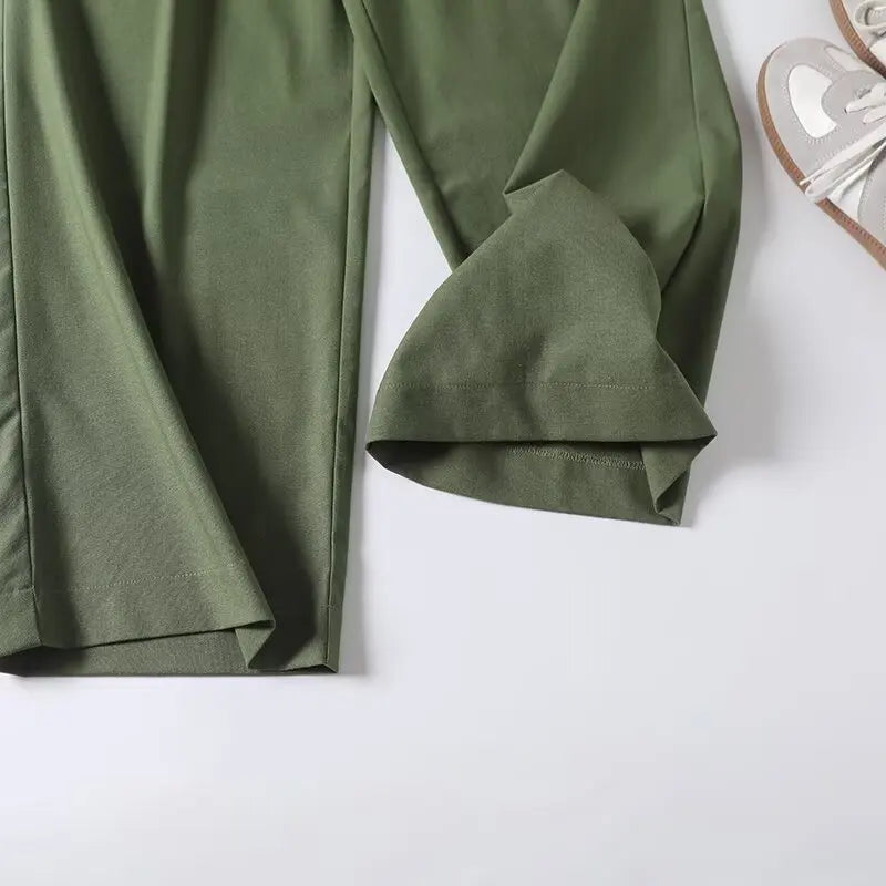 Comfortable Linen Wide-Leg Pants