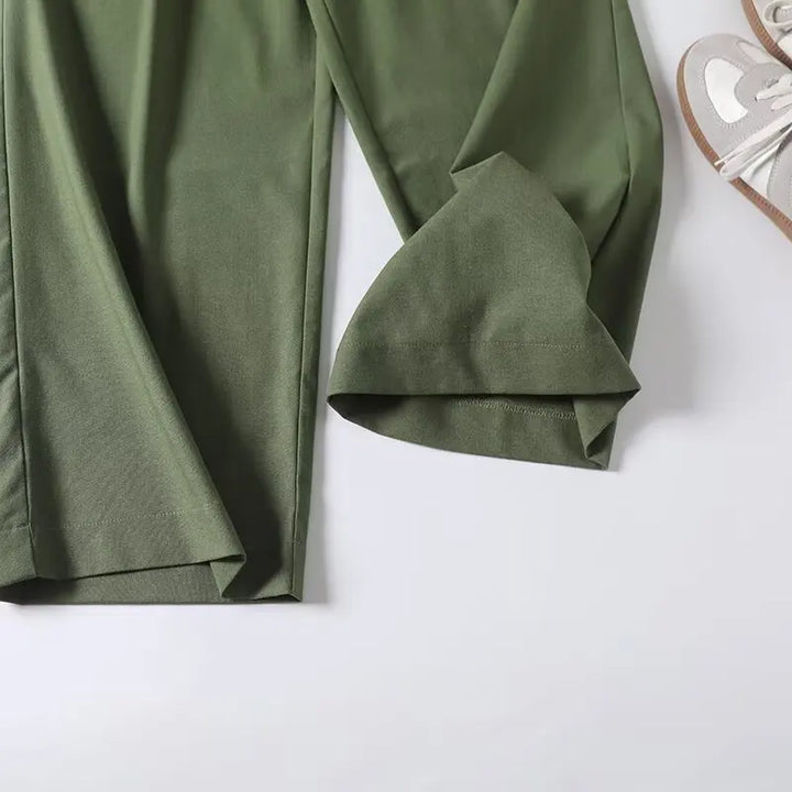 Comfortable Linen Wide-Leg Pants