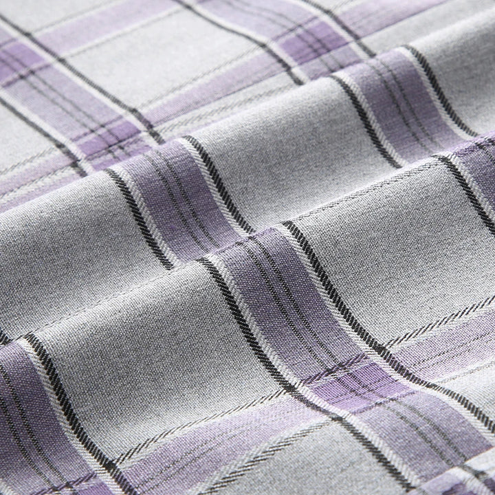 High-End Three-Piece Plaid Business Suit