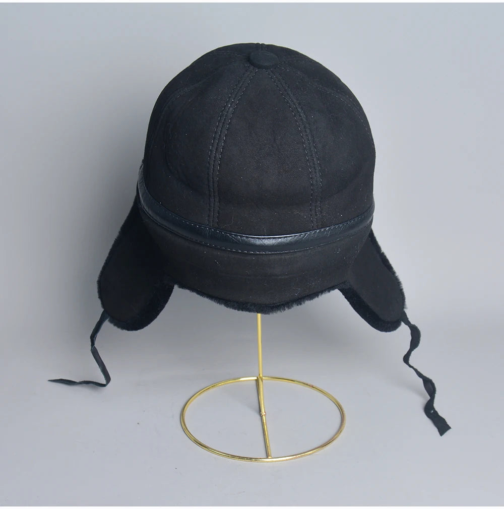 Luxury Real Fur Men's Bomber Hat