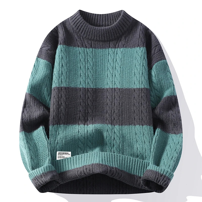 High-End Long Sleeve Pullover Sweater