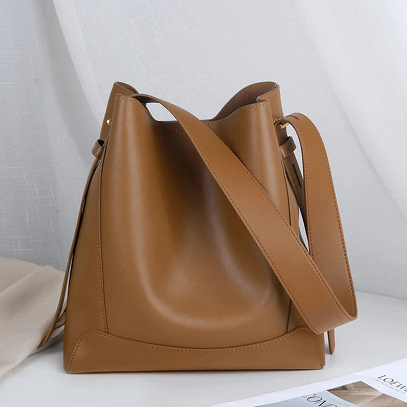 Deeply Devoted Genuine Leather Handbag