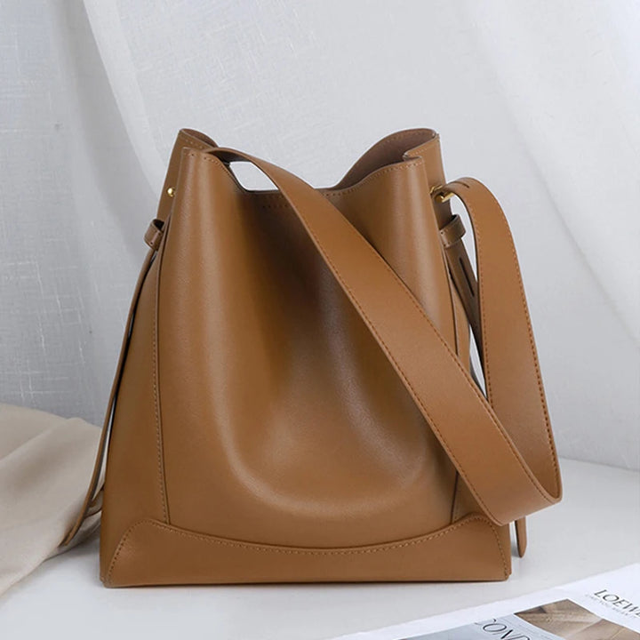 Deeply Devoted Genuine Leather Handbag