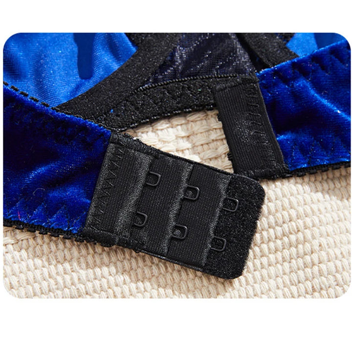 Refined Velvet Spliced Lingerie
