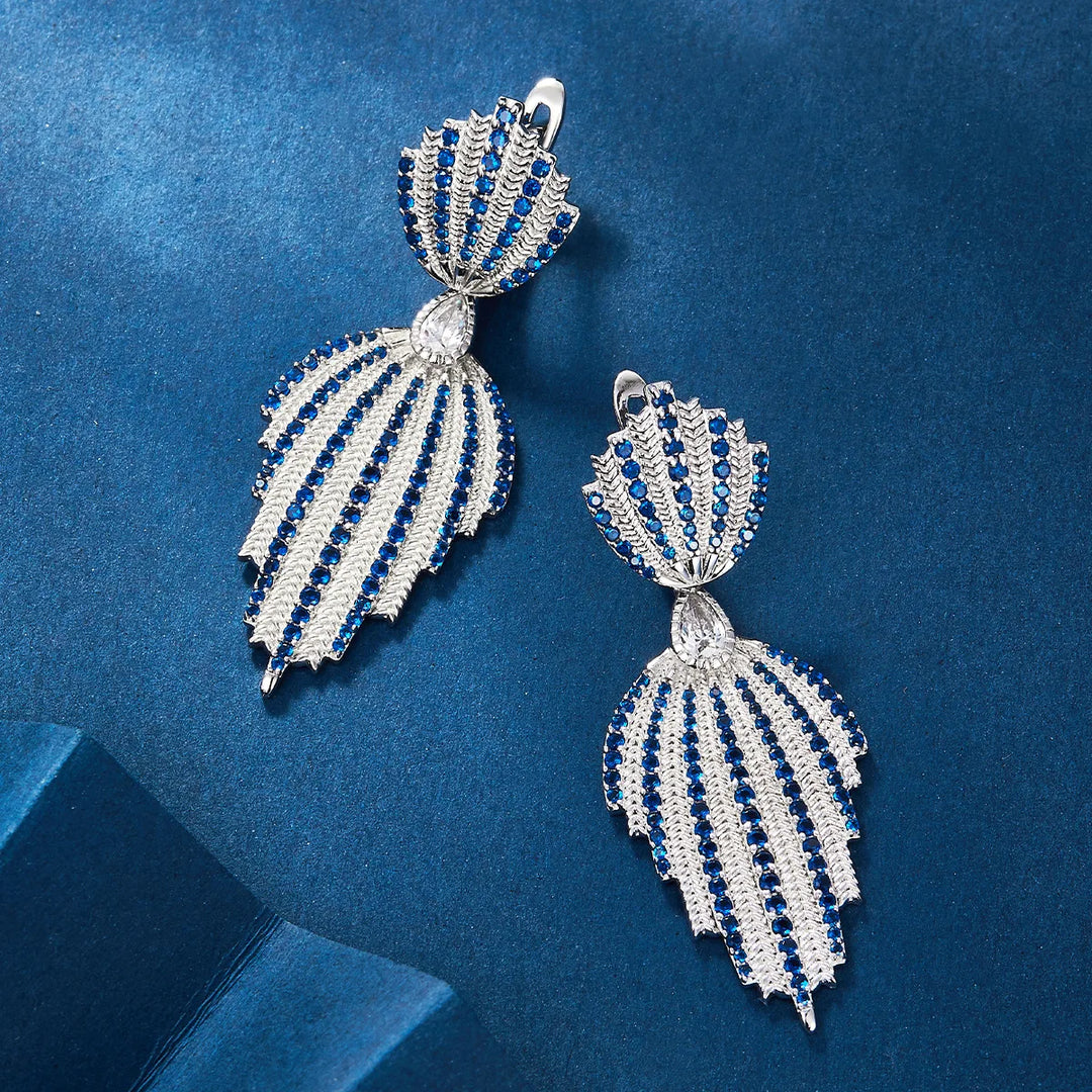 Elegant Sterling Silver Drop Earrings