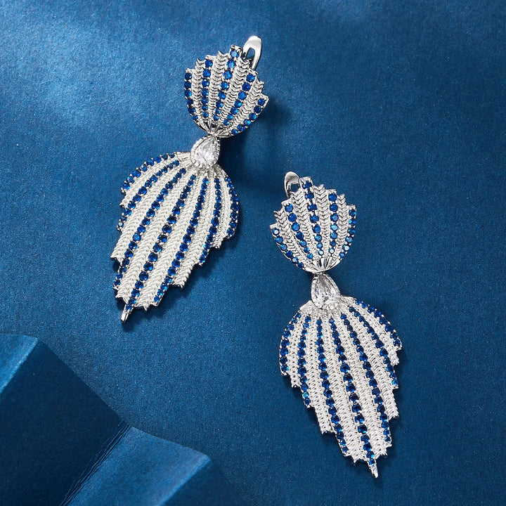 Elegant Sterling Silver Drop Earrings