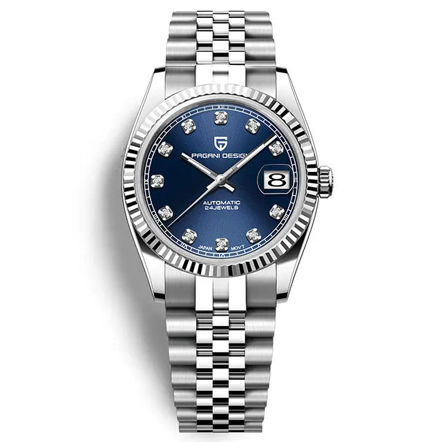 Vintage Sapphire Glass Mechanical Wristwatch