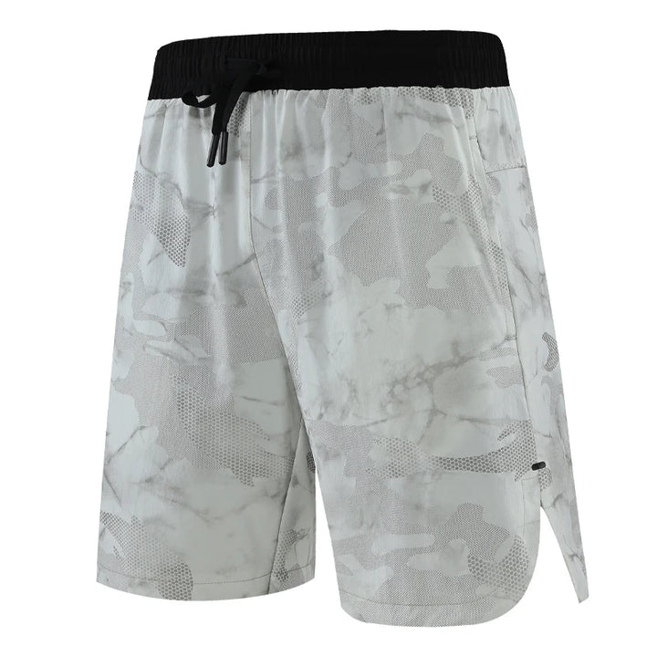 Quick-Dry Men's Camouflage Fitness Shorts