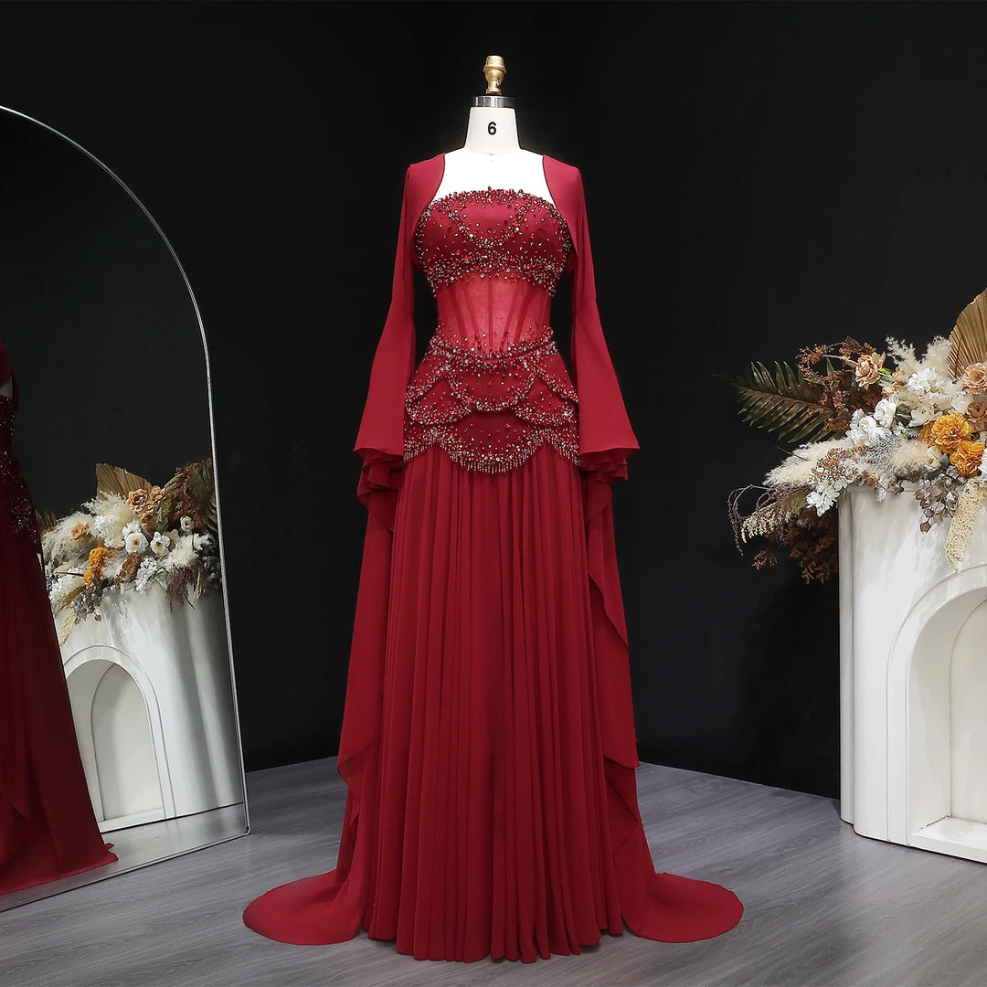 Refined Chiffon A-Line Evening Gown