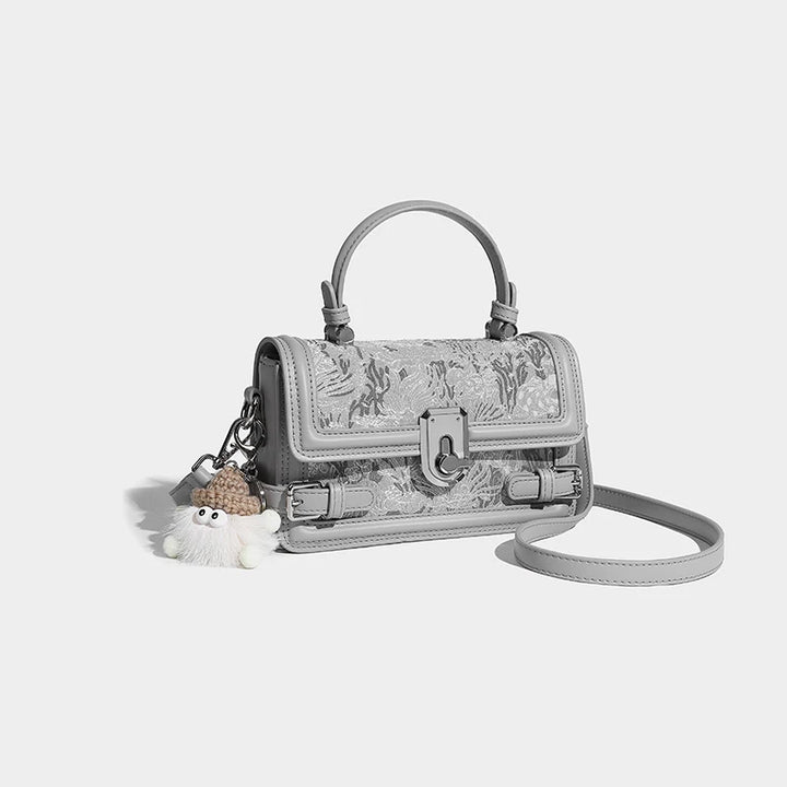 Cherish The Moment Embroidered Handbag