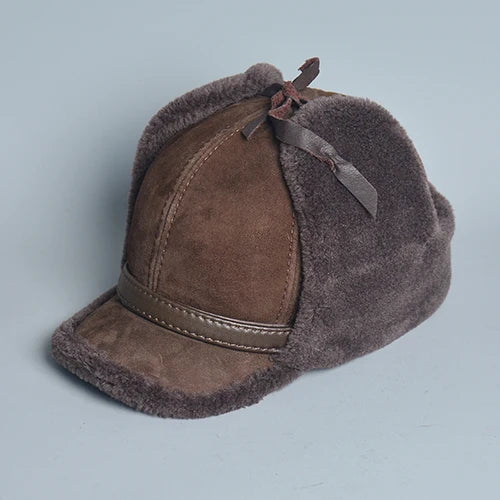 Luxury Real Fur Men's Bomber Hat