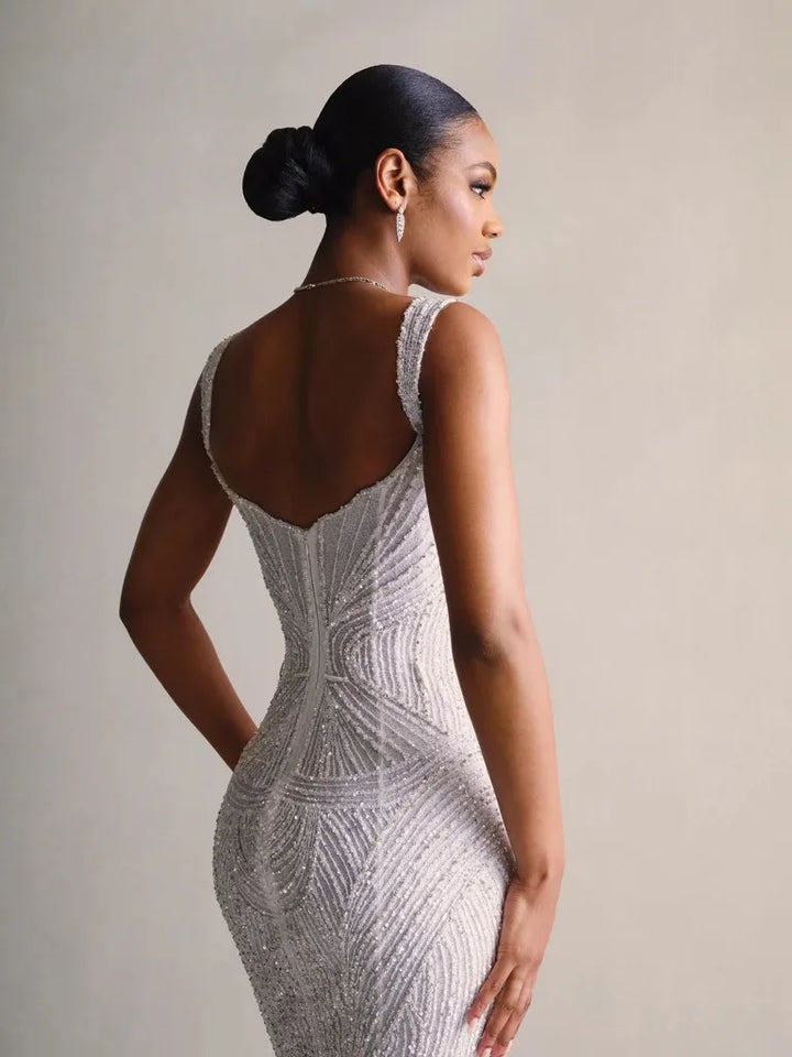 Lavish Court Train Wedding Dress