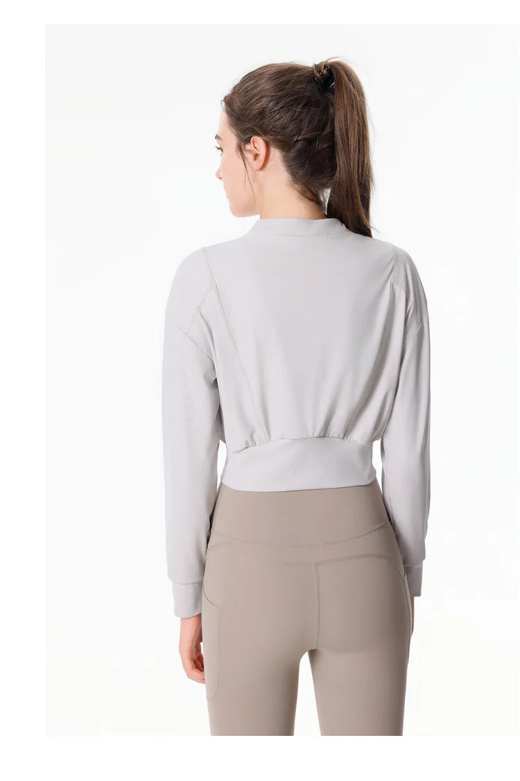 Slim Fit Zipper Sports Jacket