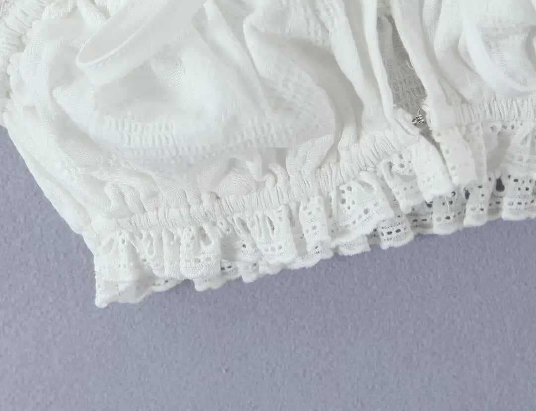 Light Luxury Cotton Crop Top