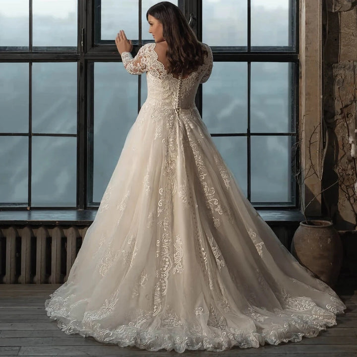Exquisite Plus Size Bridal Dress