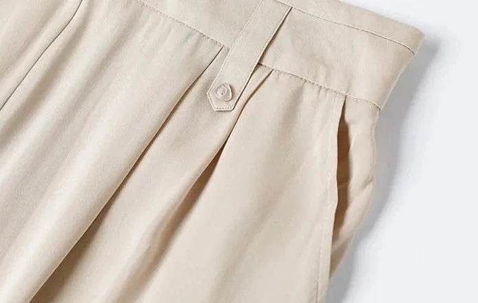 High-Waist Long Harem Trousers