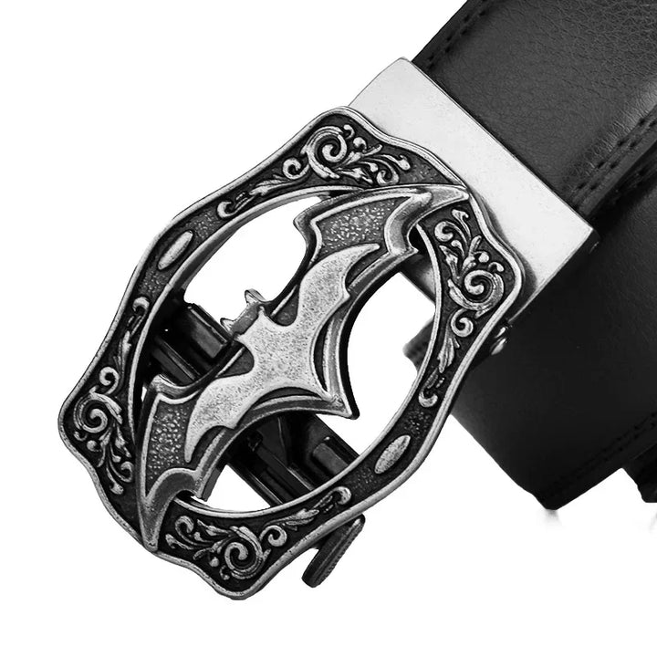 Genuine Leather Automatic Buckle Belt