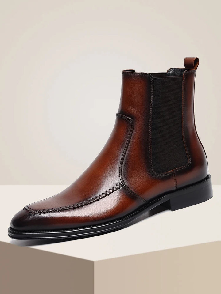 Attractive Pointed Toe Chelsea Boots