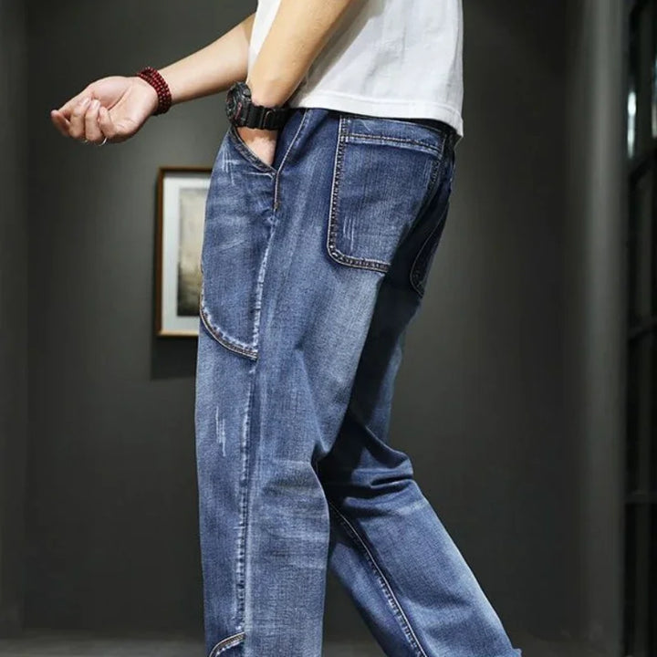 Baggy Buggy Straight Jeans Pants