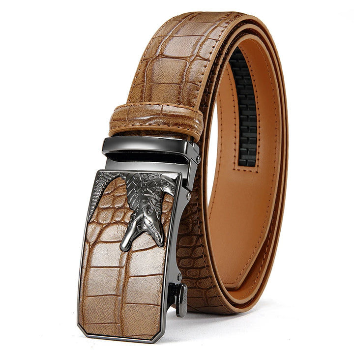 Classic Automatic Buckle PU Leather Belt
