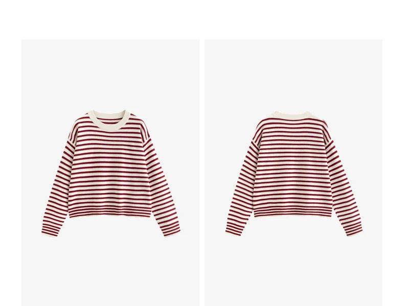 Classic Striped Soft Sweater