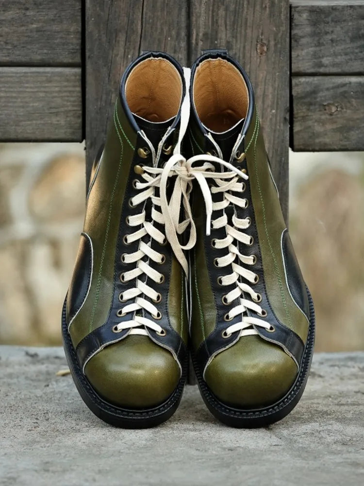 Mixed Color High Top Ventilate Shoes