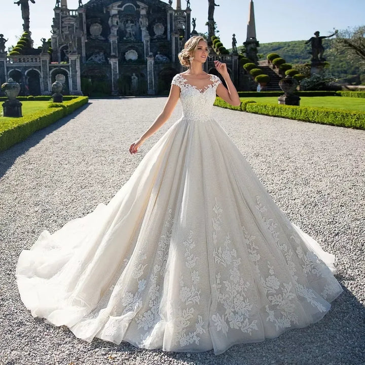 Dreamy Lace Bridal Ball Gown