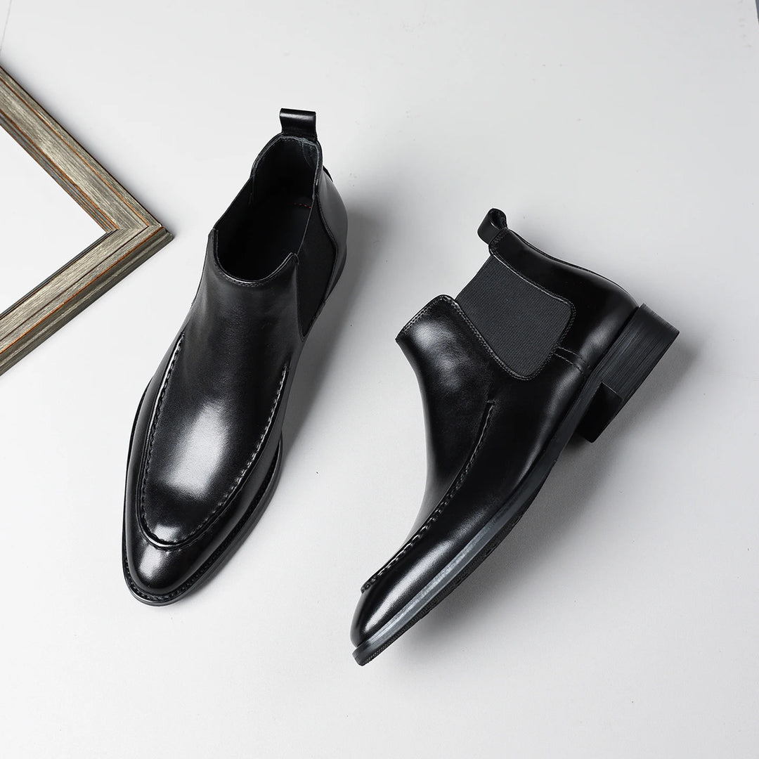 Classic High-Top Chelsea Boots