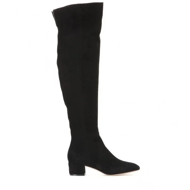 Premium Round Head Mid-heel Boots