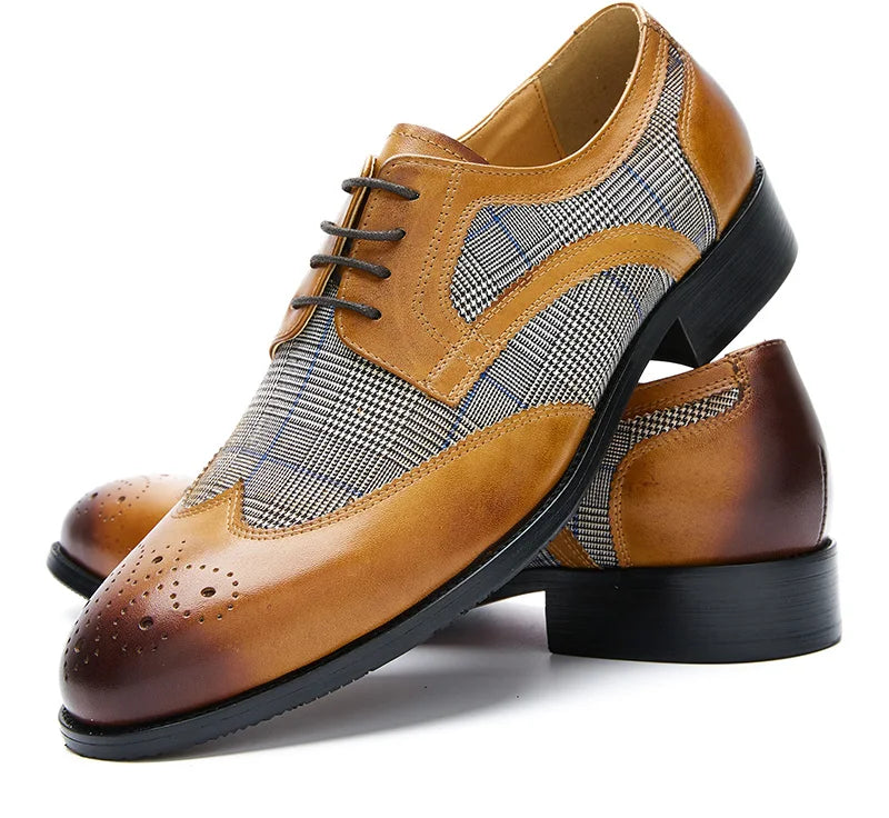 Premium Wingtip Business Shoes