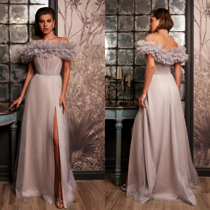 Luxury Long Side Slit Prom Dress