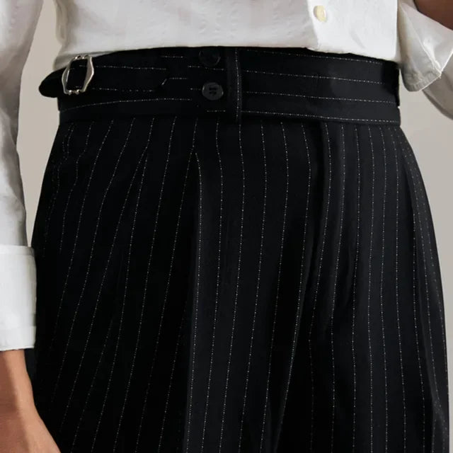 Refined High Waist Office Pants