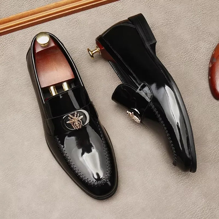 Premium Glossy Patent Dress Shoes