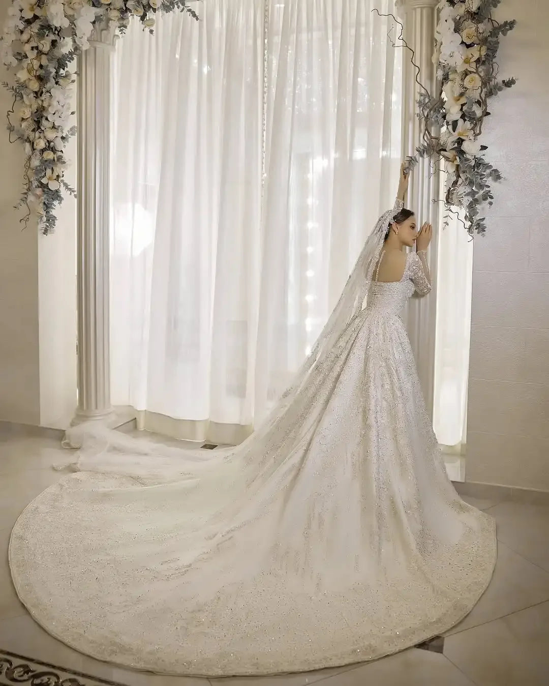 Embellish Crystals Beaded Wedding Couture