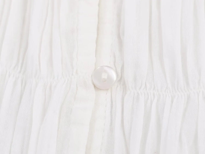 Romantic Honeycomb Smocked Blouse