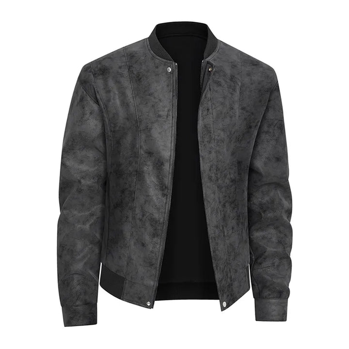 Stylish Biker PU Leather Jacket