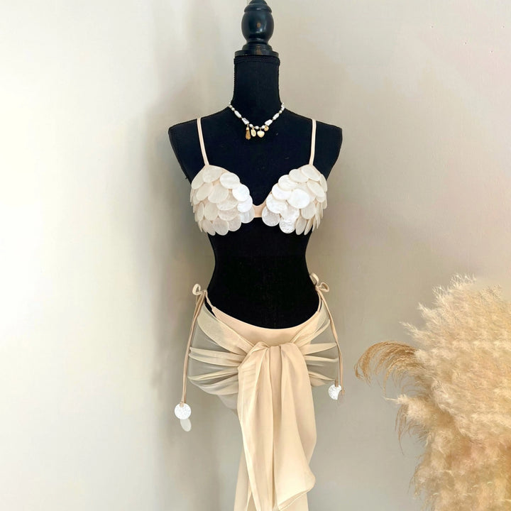 Classic 3Pcs Shell Swimwear