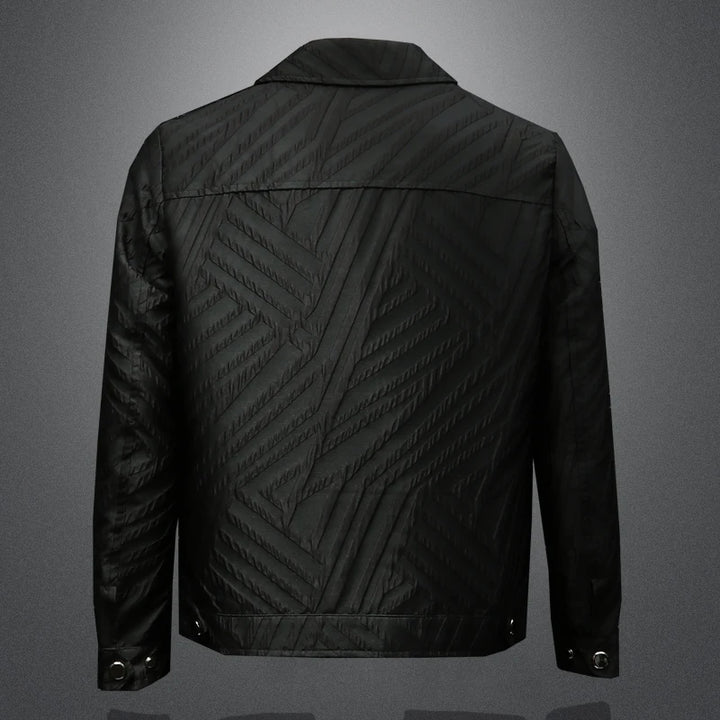 Stylish Striped Jacquard Fit Jacket