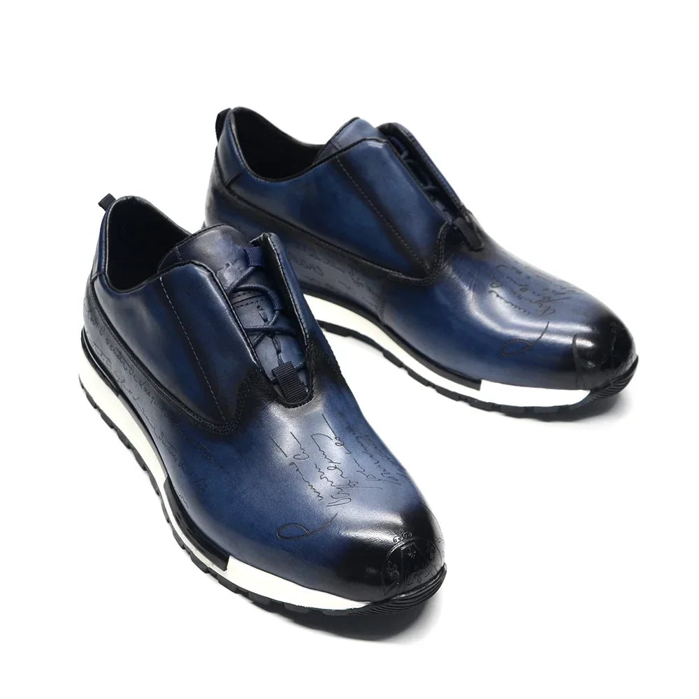 Smart Oxford Leather Sneakers