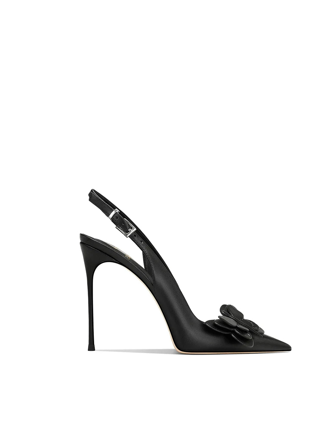 Modern Slim Pointed Leather Heels